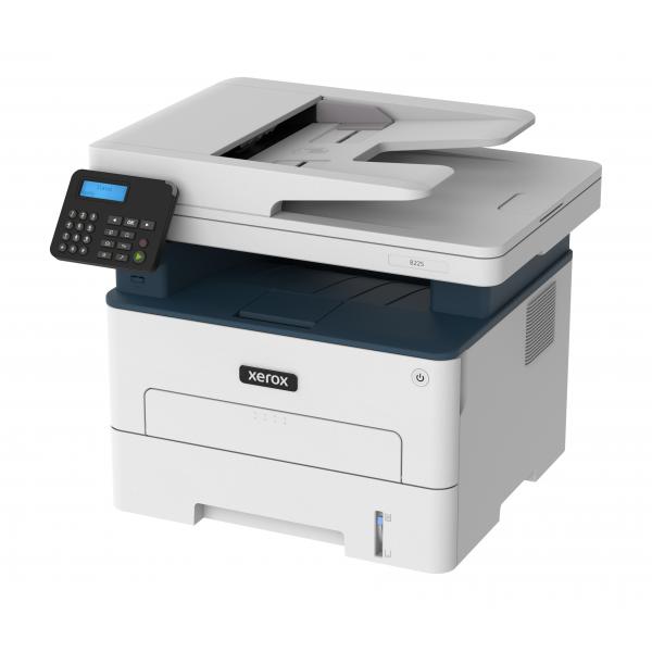 Xerox B225 A4 34 ppm Copia/Stampa/Scansione wireless con stampa fronte/retro PS3 PCL5e/6 ADF 2 vassoi Totale 251 fogli - EUROBABYLON