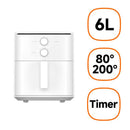 Xiaomi MAF13 Singolo 6 L Indipendente 1550 W Friggitrice ad aria calda Bianco - EUROBABYLON