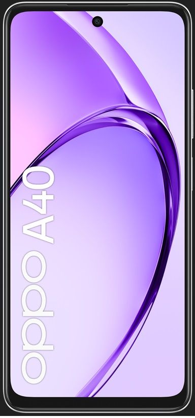 OPPO A40 Smartphone, Fotocamera AI 50MP, Selfie 5MP, Display 6.67 90HZ LCD HD+, 5100mAh, RAM 12 GB (6+6) + ROM 128GB, IP54, [Versione Italia], Starlight White