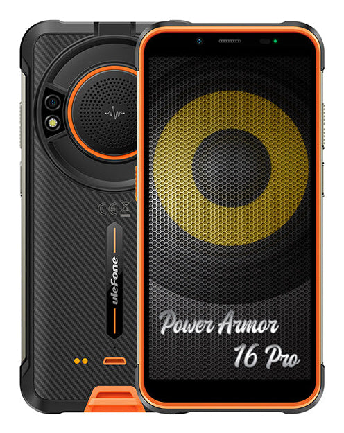 ULEFONE POWER ARMOR 16 PRO 4+64GB DS 4G ORANGE NFC OEM - EUROBABYLON