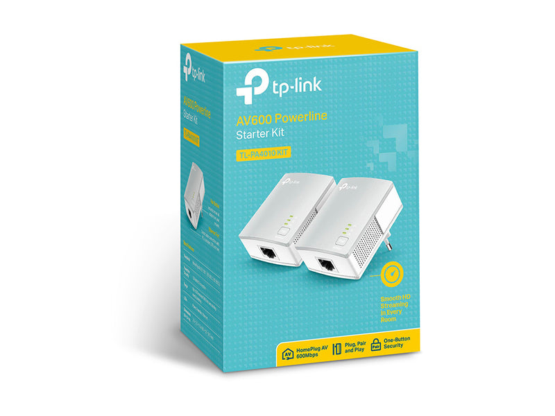 TP-LINK POWERLINE AV600 KIT 2 UDS 1 PORT TL-PA4010 KIT