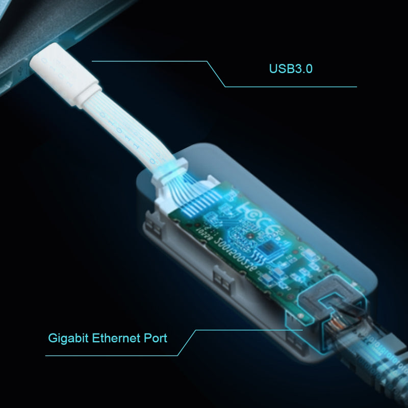 TP-Link UE300C scheda di rete e adattatore Ethernet 1000 Mbit/s