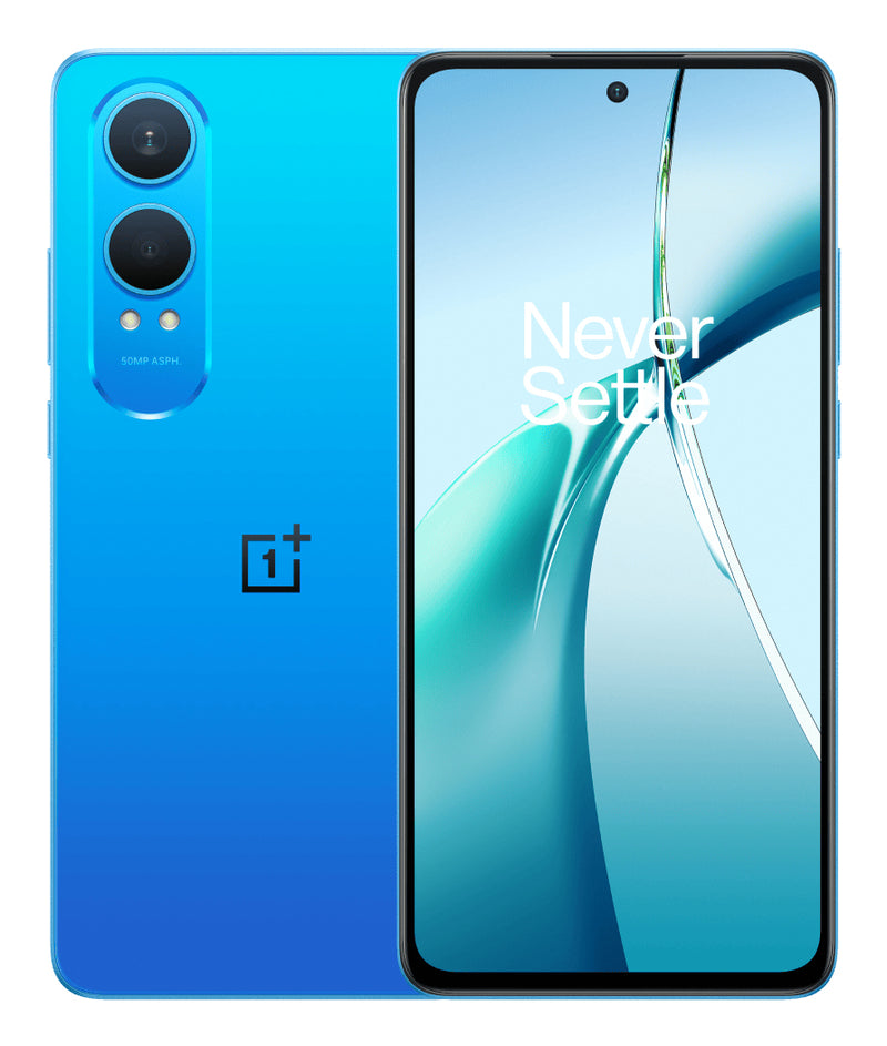 OnePlus Nord CE4 Lite Smartphone, Doppia fotocamera 50+2MP, Selfie 16MP, Display 6.67 120HZ AMOLED FHD+, 5110mAh, RAM 8GB(Esp4GB/6GB/8GB)+ROM 256GB(Esp2TB), [Versione Italia], Mega Blue