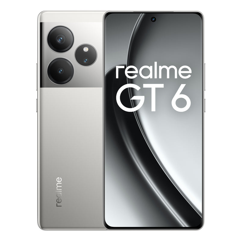 REALME GT 6 12+256GB DS 5G FLUID SILVER NFC OEM - EUROBABYLON