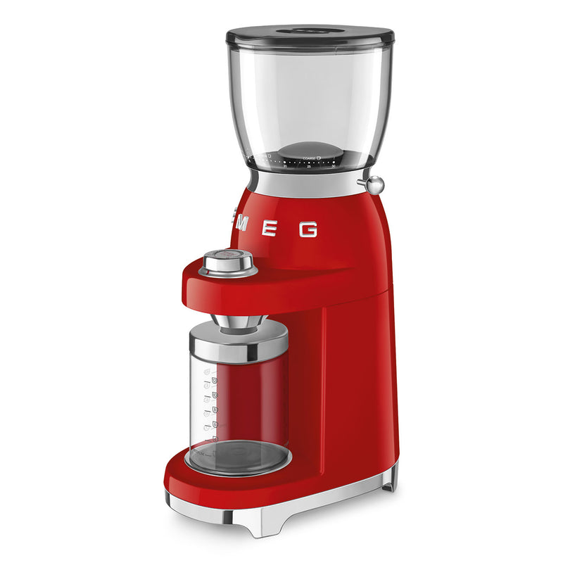 Smeg CGF11RDEU macina caffé 150 W Rosso, Trasparente