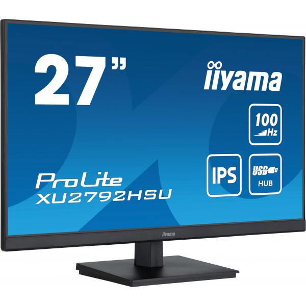 iiyama ProLite XU2792HSU-B6 Monitor PC 68,6 cm (27") 1920 x 1080 Pixel Full HD LED Nero - EUROBABYLON