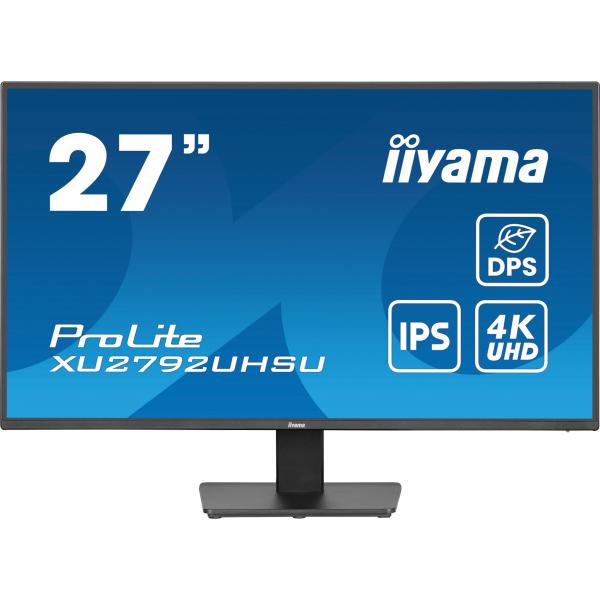 iiyama ProLite XU2792UHSU-B6 Monitor PC 68,6 cm (27") 3840 x 2160 Pixel 4K Ultra HD LED Nero - EUROBABYLON