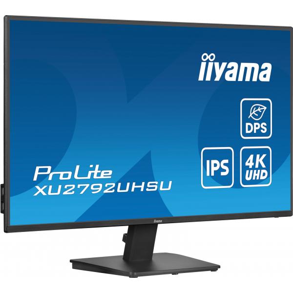 iiyama ProLite XU2792UHSU-B6 Monitor PC 68,6 cm (27") 3840 x 2160 Pixel 4K Ultra HD LED Nero - EUROBABYLON