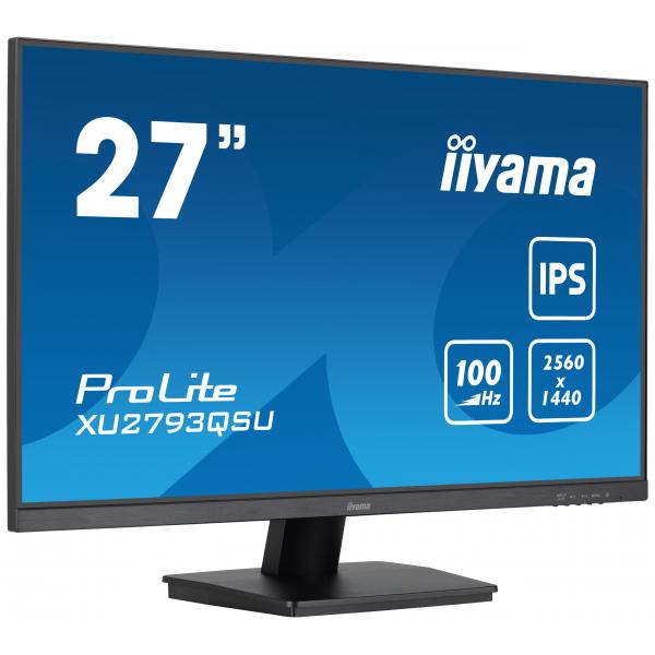 iiyama ProLite XU2793QSU-B7 LED display 68,6 cm (27") 2560 x 1440 Pixel Wide Quad HD Nero - EUROBABYLON