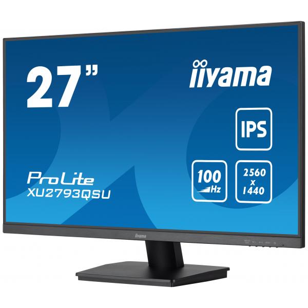 iiyama ProLite XU2793QSU-B7 LED display 68,6 cm (27") 2560 x 1440 Pixel Wide Quad HD Nero - EUROBABYLON