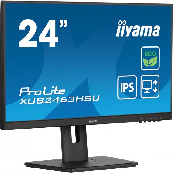 iiyama ProLite XUB2463HSU-B1 Monitor PC 61 cm (24") 1920 x 1080 Pixel Full HD LED Nero - EUROBABYLON