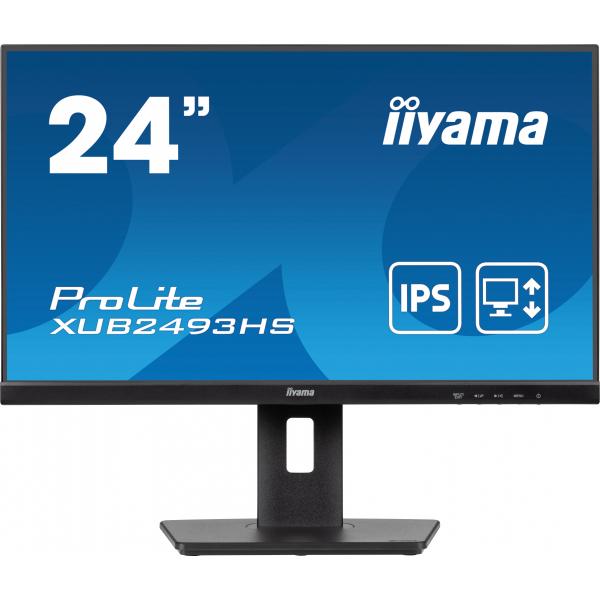 iiyama ProLite XUB2493HS-B6 Monitor PC 60,5 cm (23.8") 1920 x 1080 Pixel Full HD LED Nero - EUROBABYLON