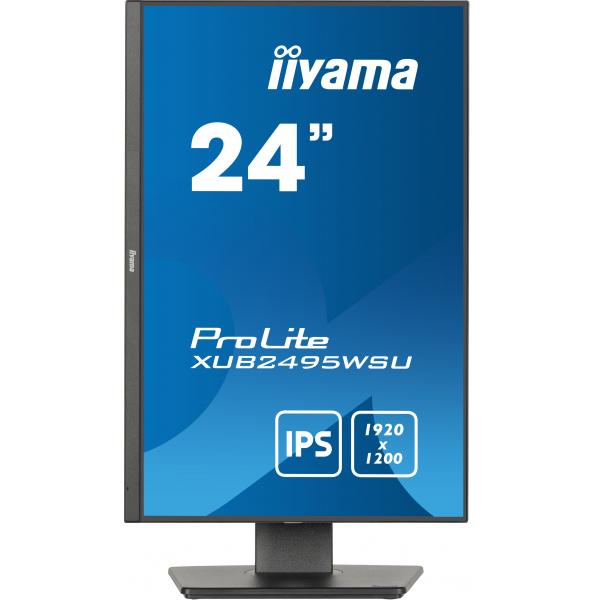iiyama ProLite XUB2495WSU-B7 Monitor PC 61 cm (24") 1920 x 1200 Pixel 4K Ultra HD LED Nero - EUROBABYLON