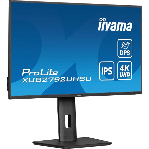 iiyama ProLite XUB2792UHSU-B6 Monitor PC 68,6 cm (27") 3840 x 2160 Pixel 4K Ultra HD LED Nero - EUROBABYLON