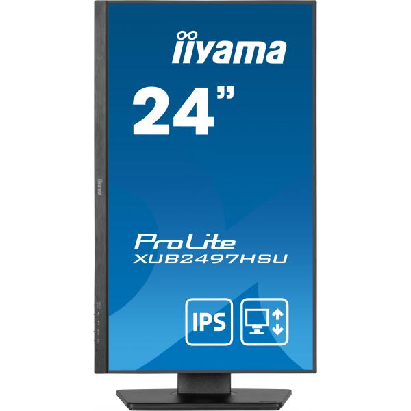 iiyama XUB2497HSU-B2 Monitor PC 60,5 cm (23.8") 1920 x 1080 Pixel Full HD LED Nero - EUROBABYLON