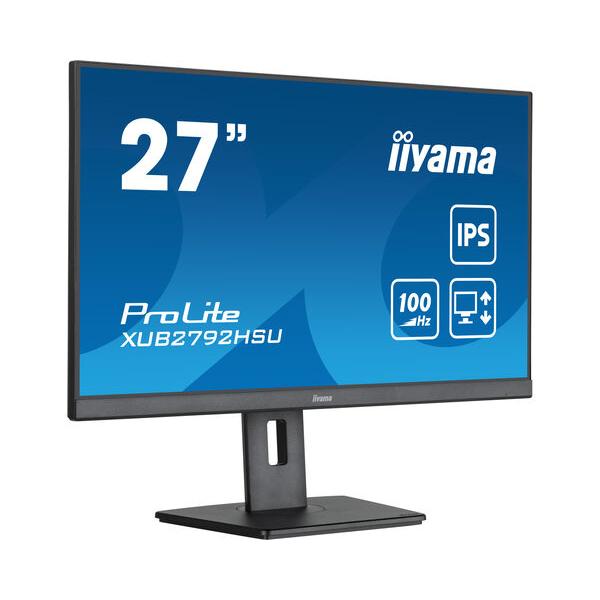 iiyama XUB2792HSU-B6 Monitor PC 68,6 cm (27") 1920 x 1080 Pixel Full HD LED Nero - EUROBABYLON
