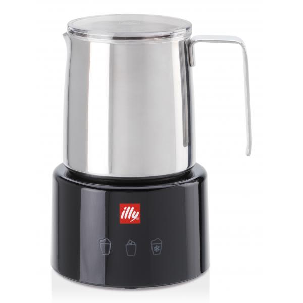 illy Cappuccinatore Montalatte Elettrico Nero Inox - EUROBABYLON