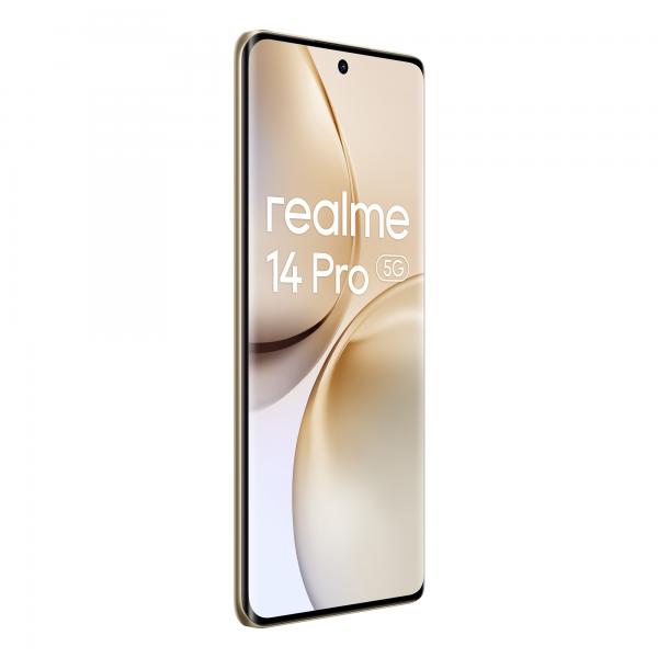 realme 14 Pro 5G 17,2 cm (6.77") Doppia SIM Android 15 USB tipo-C 8 GB 256 GB 6000 mAh Bianco - EUROBABYLON